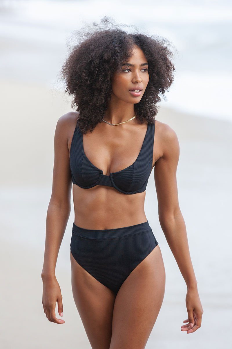 Brooke Underwire Bikini Top Leopard Print - Beach Babe Swimwear